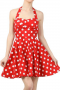 Polka Dresses Red