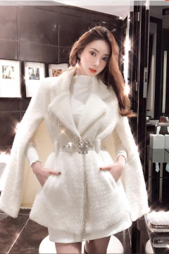 women's mink fur coat